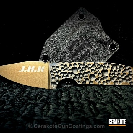Powder Coating: Graphite Black H-146,Knives,ITM,Burnt Bronze H-148