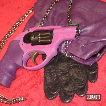 Powder Coating: Ladies,Wild Purple H-197,Handguns,Pistol,Revolver,LCR,Ruger