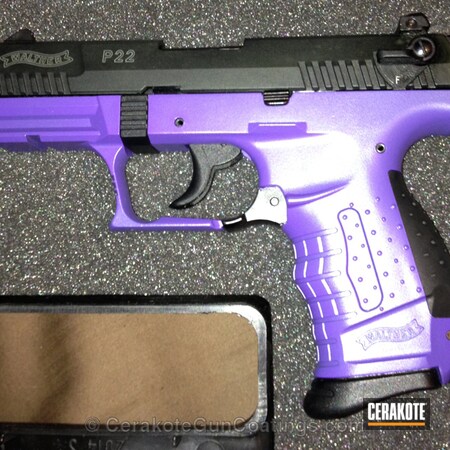 Powder Coating: Ladies,Handguns,Walther,Bright Purple H-217