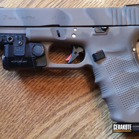 Powder Coating: Glock,Handguns,DESERT SAND H-199,Pistol,Patriot Brown H-226,Texas Tan H-257