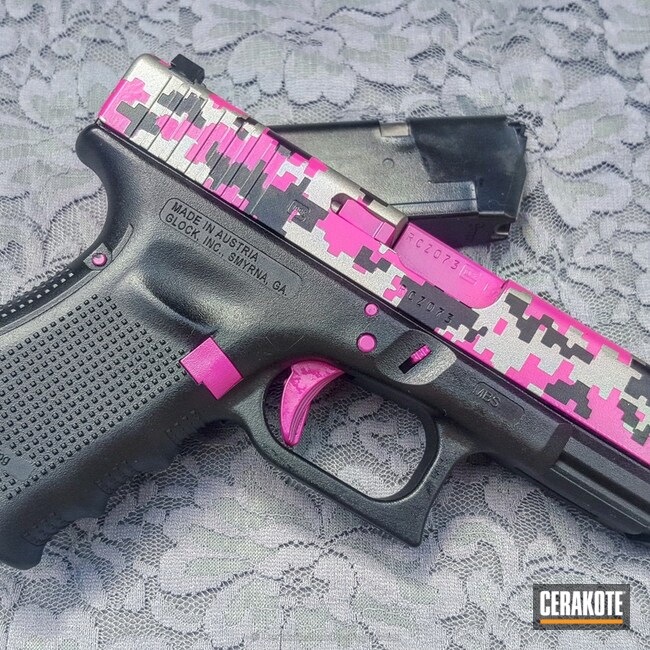 H-224 Sig Pink with H-190 Armor Black and H-170 Titanium by WEB