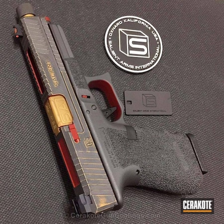 Powder Coating: Crimson H-221,Handguns,Pistol,Gold H-122,Sniper Grey H-234,Salient