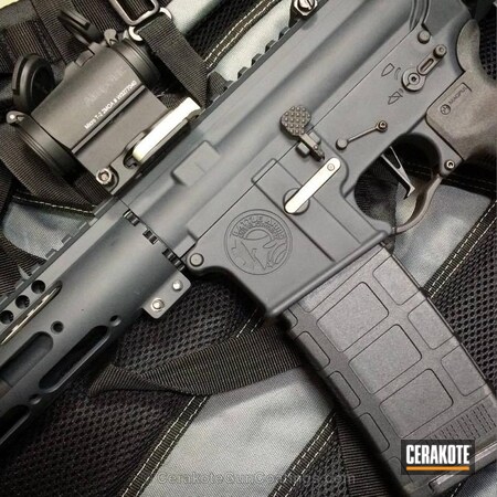Powder Coating: MAGPUL® STEALTH GREY H-188,Tactical Rifle,Aimpoint,Battle Arms