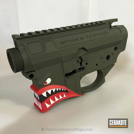 Powder Coating: Mil Spec O.D. Green H-240,Spike's Tactical,USMC Red H-167,Spikes Tactical Hellraiser,Gun Parts