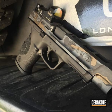 Powder Coating: Handguns,Urban Multicam,Pistol,Armor Black H-190,Custom Mix Midnight Bronze,Sniper Grey H-234