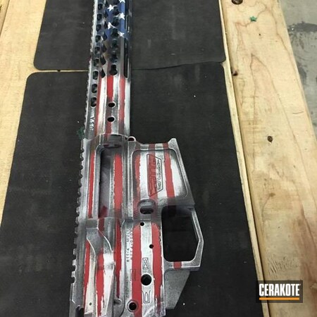 Powder Coating: Bright White H-140,Distressed,American Flag,FIREHOUSE RED H-216,Gun Parts,Sky Blue H-169