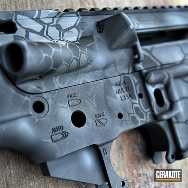 Cerakoted H-210 Sig Dark Grey With H-146 Graphite Black And H-214 Smith's Grey