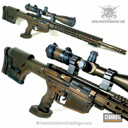 Powder Coating: Graphite Black H-146,AR-10,Burnt Bronze H-148,Tactical Rifle,Patina