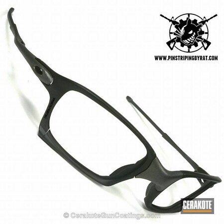 Powder Coating: Sunglasses,Oakley,Tungsten H-237,Cobalt H-112