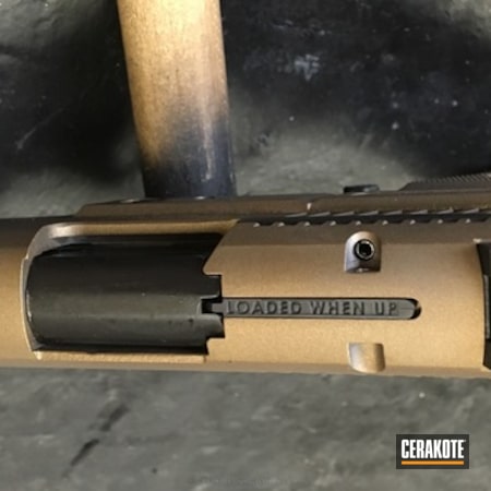 Powder Coating: Graphite Black H-146,Handguns,SR9,Ruger,Burnt Bronze H-148