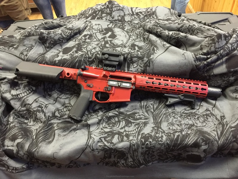 H-167 USMC Red with H-190 Armor Black by Mike Palmer | Cerakote