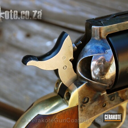 Powder Coating: Single-Action Revolver,Midnight Blue H-238,Revolver,44 Magnum,Handguns,South African