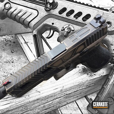 Powder Coating: Graphite Black H-146,Glock,Handguns,Pistol,Tactical Rifle,Battleworn,Flat Dark Earth H-265