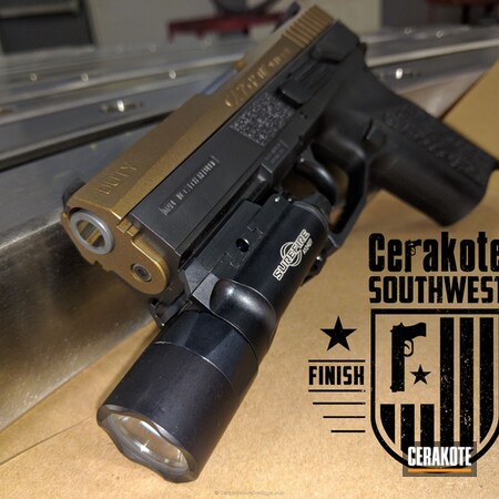 Powder Coating: CZ75 SP01,Burnt Bronze H-148,Pistol,Slide,Handguns