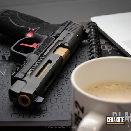 Powder Coating: Smith & Wesson,Tungsten H-237,Pistol,Handguns,Gold H-122