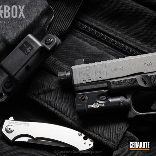 Cerakoted: Tungsten H-237,Pistol,Glock,Handguns