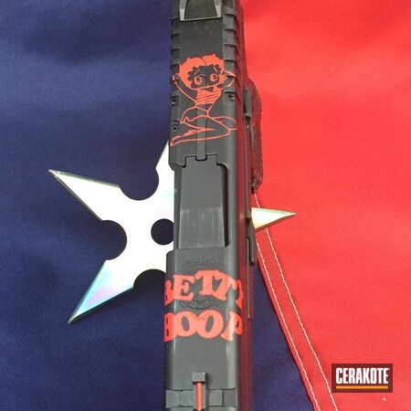 Powder Coating: Slide,USMC Red H-167,Betty Boop,Gun Parts