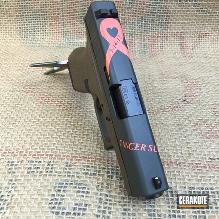 Powder Coating: Bright White H-140,Glock,Safety Orange H-243