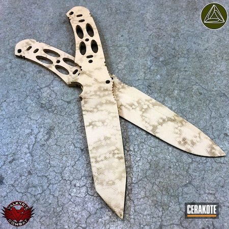 Powder Coating: Knives,DESERT SAND H-199,Desert Camo,Fixed Blade,Carraigín Camo,Patriot Brown H-226