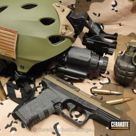 Powder Coating: Handguns,Walther,Military,Burnt Bronze H-148