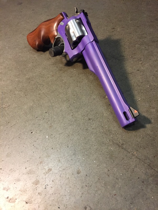 Purple Lady Revolver H-217 Bright Purple by BRIAN | Cerakote