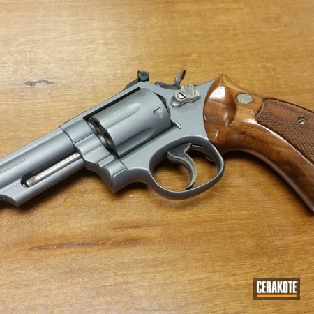 Powder Coating: Smith & Wesson,Revolver,Stainless H-152