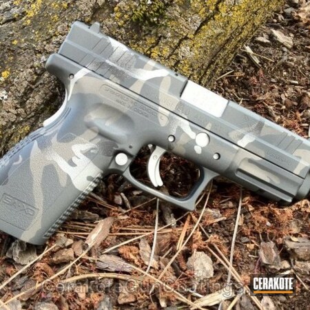 Powder Coating: Handguns,Blue Titanium H-185,Springfield Armory,Stainless H-152,Tungsten H-237