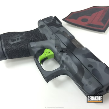 Cerakoted H-146 Graphite Black With H-130 Combat Grey And H-168 Zombie Green
