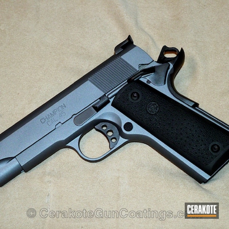 Powder Coating: Graphite Black H-146,1911,Handguns,Springfield Armory,Tactical Grey H-227