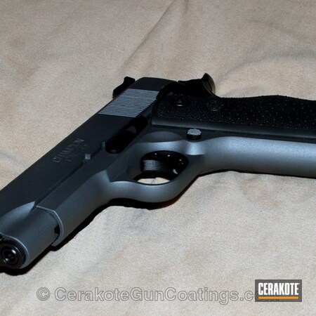 Powder Coating: Graphite Black H-146,1911,Handguns,Springfield Armory,Tactical Grey H-227
