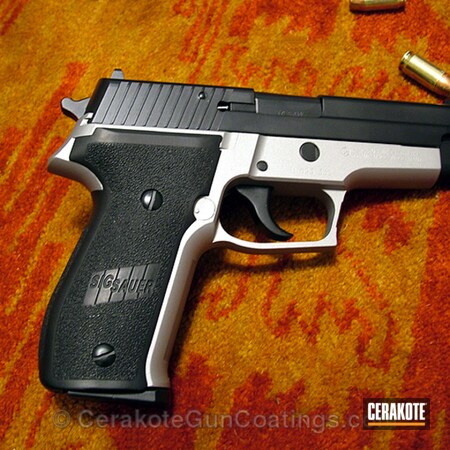 Powder Coating: Graphite Black H-146,Sig Sauer,Handguns,Satin Mag H-147