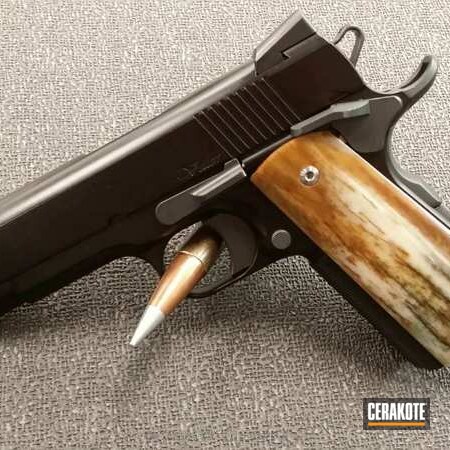 Powder Coating: Graphite Black H-146,1911,Handguns,Dan Wesson,Sniper Grey H-234