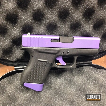 Powder Coating: Bright Purple H-217,Glock,Handguns,Ladies