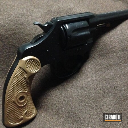 Powder Coating: Midnight Blue H-238,Revolver,Colt,Copper Brown H-149