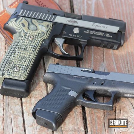 Powder Coating: Glock,Sig Sauer,Handguns,Pistol,Sig P229,Tactical Grey H-227
