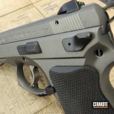 Powder Coating: Handguns,Pistol,CZ75 SP01,Tungsten H-237