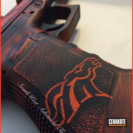 Powder Coating: Safety Orange H-243,Handguns