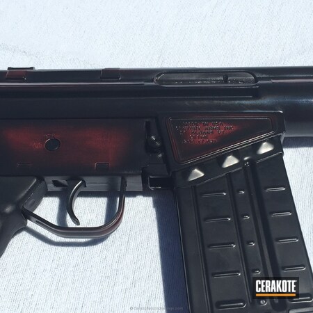Powder Coating: Century Arms, Inc.,Graphite Black H-146,Distressed,Crimson H-221,Tactical Rifle