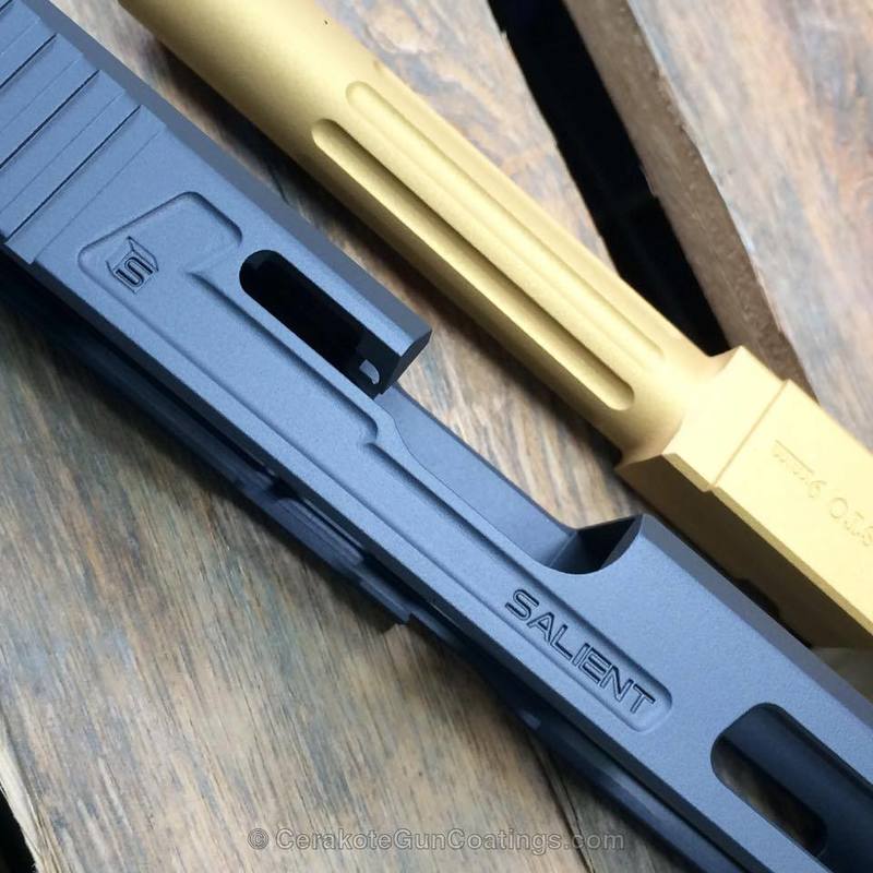 H122 Color H-122 Gold with H-262 Stone Grey by WEB USER | Cerakote