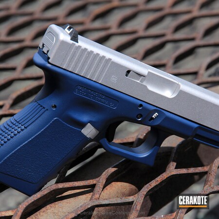 Powder Coating: KEL-TEC® NAVY BLUE H-127,Satin Aluminum H-151,Pistol,Glock,Handguns