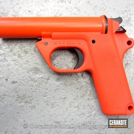 Powder Coating: Safety Orange H-243,Flare Gun
