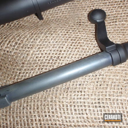 Powder Coating: Graphite Black H-146,Micro Slick Dry Film Coating,Bolt Action Rifle,Gun Parts