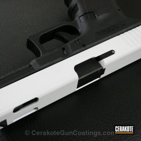 Powder Coating: Bright White H-140,Glock,Handguns