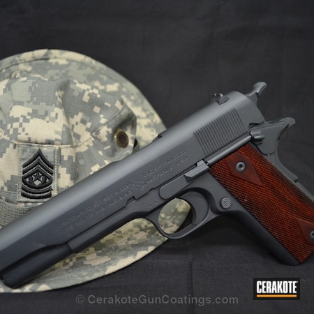 Powder Coating: 1911,Handguns,Sniper Grey H-234,Sniper Grey,Colt