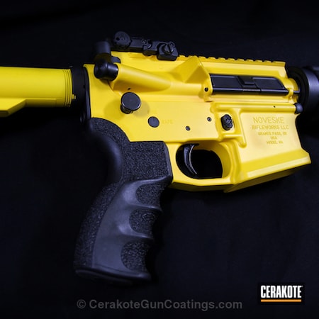 Powder Coating: Corvette Yellow H-144,Noveske,Tactical Rifle
