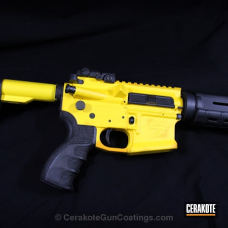 Powder Coating: Corvette Yellow H-144,Noveske,Tactical Rifle