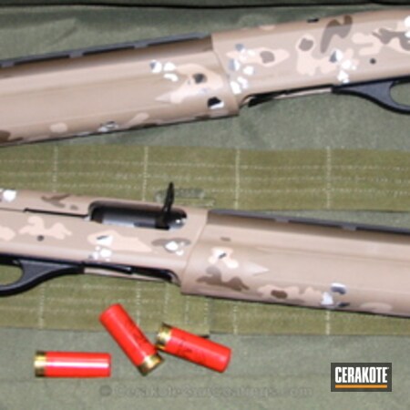 Powder Coating: Graphite Black H-146,Desert Sage H-247,Shotgun,FLAT DARK EARTH C-246,Remington,Flat Dark Earth H-265