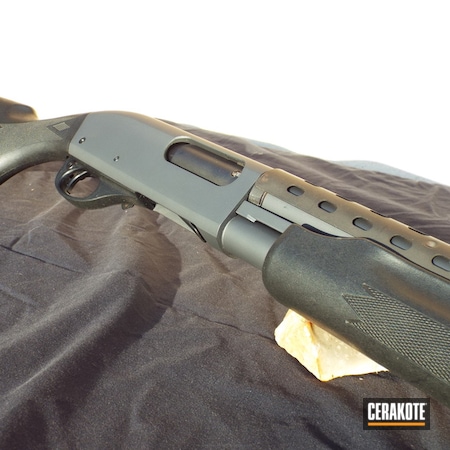 Powder Coating: Pump-action Shotgun,Sniper Grey H-234,Remington 870 Magnum