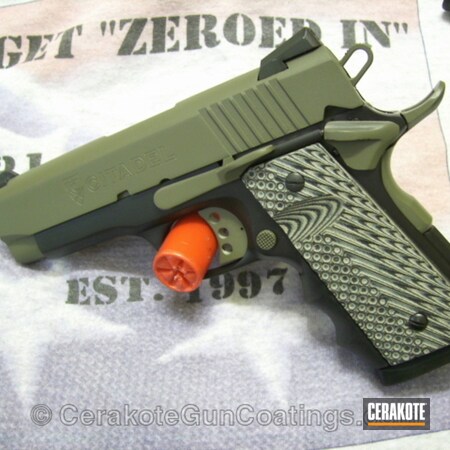 Powder Coating: Graphite Black H-146,1911,Handguns,MAGPUL® FOLIAGE GREEN H-231,Armscor