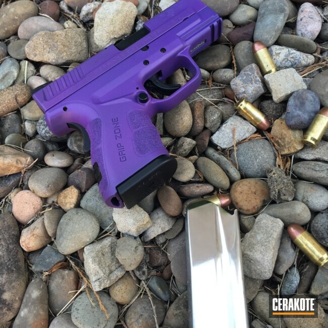 Cerakoted: Bright Purple H-217,Pistol,Springfield Armory,Handguns,Ladies